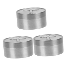 COLLBATH 3pcs Box Alloy Ring Storage Box Cross Pattern Case for Mini Jewelry Earrings Holder for Women Girls