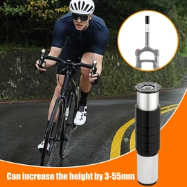 Stem Riser Bike,Aluminium Alloy Road Bike Handlebar Adapter - Precision Head up Adapter Bicycles Replacement Parts for Enthusiasts Beginners Professionals