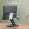 WEARSON WS-03A Adjustable LCD TV Stand Folding Metal Monitor Desk