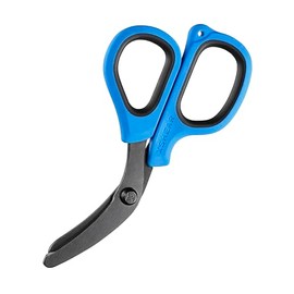 XShear Mini 6" Trauma and Nurse's Shear. Razor sharp and compact scissors, perfect for EMTs, doctors, ICU, wound care and bandages (Blue)