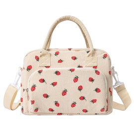 MEXS Lunch Bag Tote Bag Lunch Organizer Lunch Holder Insulated Lunch Cooler Bag 11L for Picnic Office for Women/Men:_Purple flower