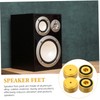 LABRIMP 4 Sets Speaker Cabinet Feet Pads Slip Ring Isolating