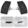 Adjustable Motorcycle Floorboards Rear Passenger Foot Pegs Footboard Pedals Compatible