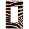 Art Plates - Faux Zebra Fur Switch Plate - Single