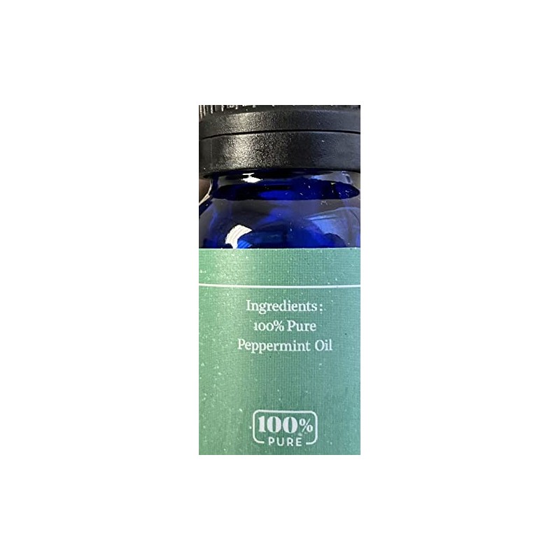 Essential Oil (Double Bottle of 1 oz, Peppermint)