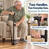 Collapsible Telescopic Folding Cane Elder Cane LED Walking Trusty Sticks