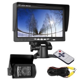 IPoster 7Inch Quad Monitor Backup Heavy Duty Camera Reversing CCD for Caravan Tractor RVScreen Size: 7", ROM: 0, RAM: 0
