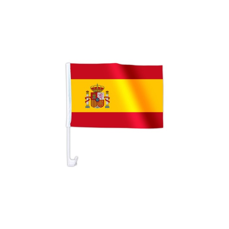 Car Flag Car Window Flag Spain