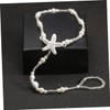 SHOWERORO Anklet Elastic Foot Chain Set Design Wedding Anklets Decorative