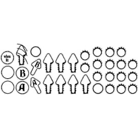 Mata Hari Pinball Machine Insert Decals