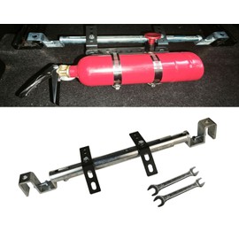 Car Fire Extinguisher Bracke,Seat Track Bracket,Adjustable Width Fits Most Vehicles