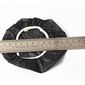 100 Pieces Replacement Earphone Covers Stretchable Headphone Covers for Earmuffs Gaming Headphones Most Medium/Large Headphones, 11cm (Black)