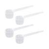 KGDUYC Set of 4 Measuring Spoons, Dosing Spoons Transparent with