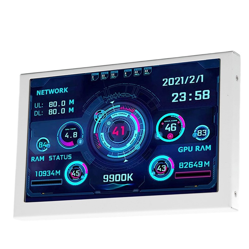 5in Computer Temp Monitor IPS USB Mini Screen PC Sensor