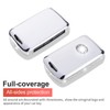 SHANGHONG Compatible with Mazda Key Fob Cover with Keychain Leather