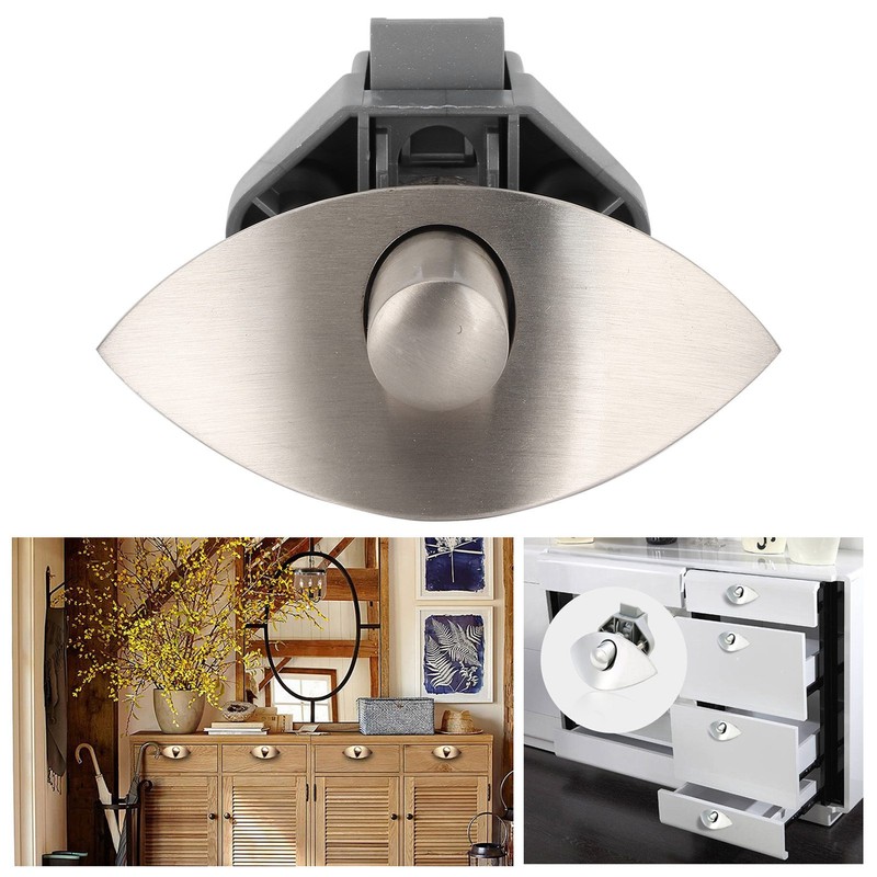 Drawer Button Lock Cabinet Door Push Locking for Marine Boad
