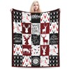 Deer Blanket Soft Warm Buck Deer Fleece Plush Throw Blanket