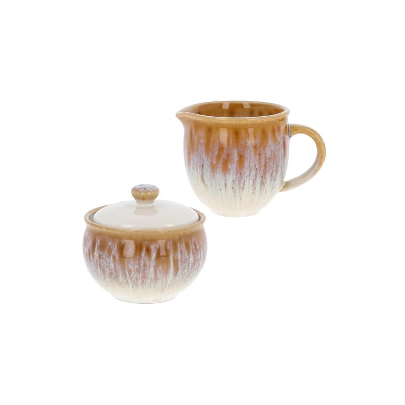 Lesser & Pavey Elements Reactive Glaze Sugar & Cream Set