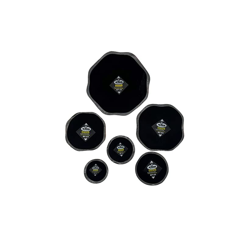 LMS Heavy Duty Reinforced Bias Tire Repair Patches BP-03 (4-1/4"x4-1/4)