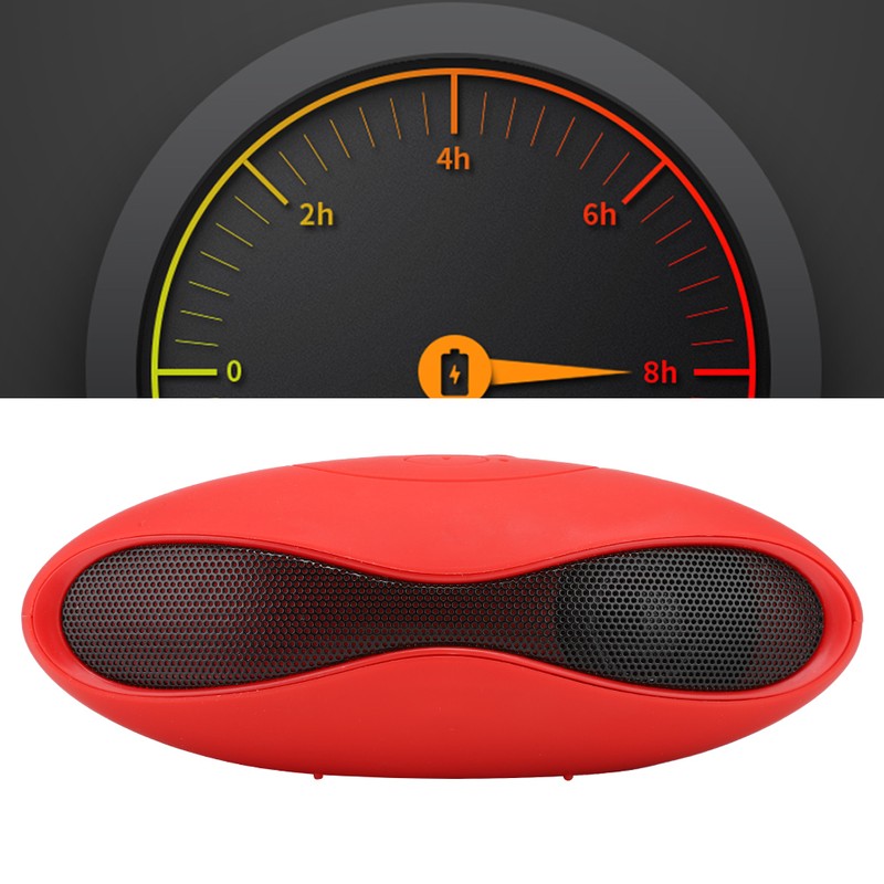 Cool Streamlined Oval Shaped Subwoofer Bluetooth Speaker with FM Function