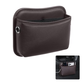 Figarge Car Seat Organiser, Car Backrest Car Organiser, Car Accessories, Storage Box for Car Seats (Brown)