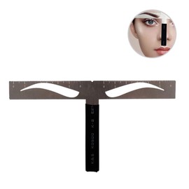 FOMIYES Eyebrow Stencil Ruler Kit 3-point Brow Shaper Eyebrow Stencils for Quick Makeup Natural Symmetry