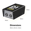 Donner Special-Ⅰ Professional High-Performance Passive DI-Box Unit Hum Eliminator 1/4"
