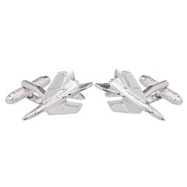 Tornado Fighter Jet Plane Cufflinks - Supplied in Onyx Art Box