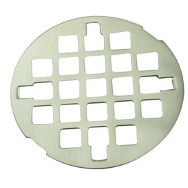 Westbrass Casper Snap-in Shower Strainer, Satin Nickel, D318-07