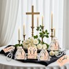 Metacipher 20 Set Funeral Favors for Guests Pearl Angel Keychains