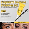 Brow Styling Spiking Glue - Clear Eyebrow Setting Gel, Brow