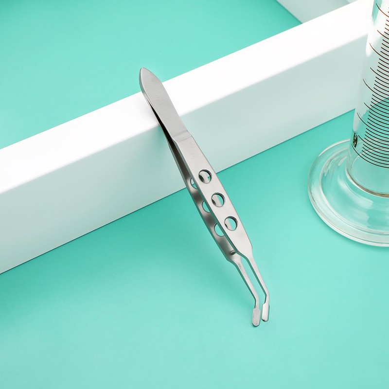 POPETPOP Eyelid Massage Tweezers : Stainless Steel Meibomian Gland Expressor