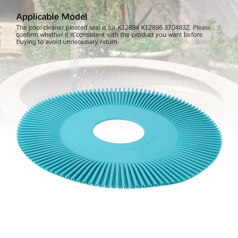 Pool Cleaner Pleated Vacuum Seal Rubber Enhanced Performance Pool Cleaner