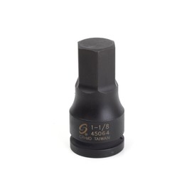 Sunex 45064 3/4-Inch Drive 1-1/8-Inch Hex Driver Impact Socket