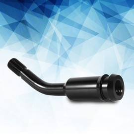 Aramox Gear Knob Extender 5in Car Shift Knob Extender Straight Gear Shifter Lever Extension for T4 1990-2003 Black