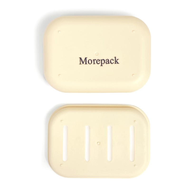 Double Layer Draining Soap Dish, Plastic Dishwashing Sponge Soap Holder