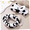 BESPORTBLE 2 Pcs Adorable Cow Print Skincare Headbands Spa Face