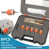 6PCS Set Countersink Drill Bit Set Multifunctional Adjustable Tapered Drill