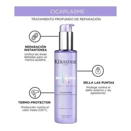 Kérastase Blond Absolu Cicaplasme Sérum Termoprotector Cabello Rubio Teñido Decolorado Enjuague Filtro Protege Nutre Controla Frizz 150