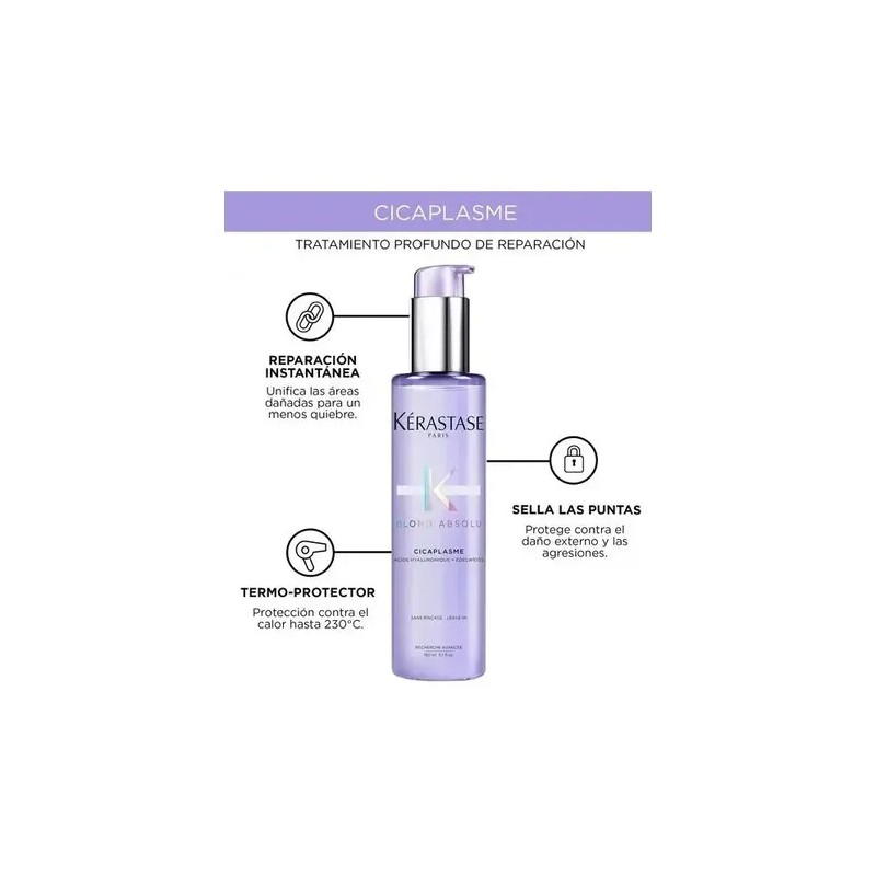 Kérastase Blond Absolu Cicaplasme Sérum Termoprotector Cabello Rubio Teñido Decolorado