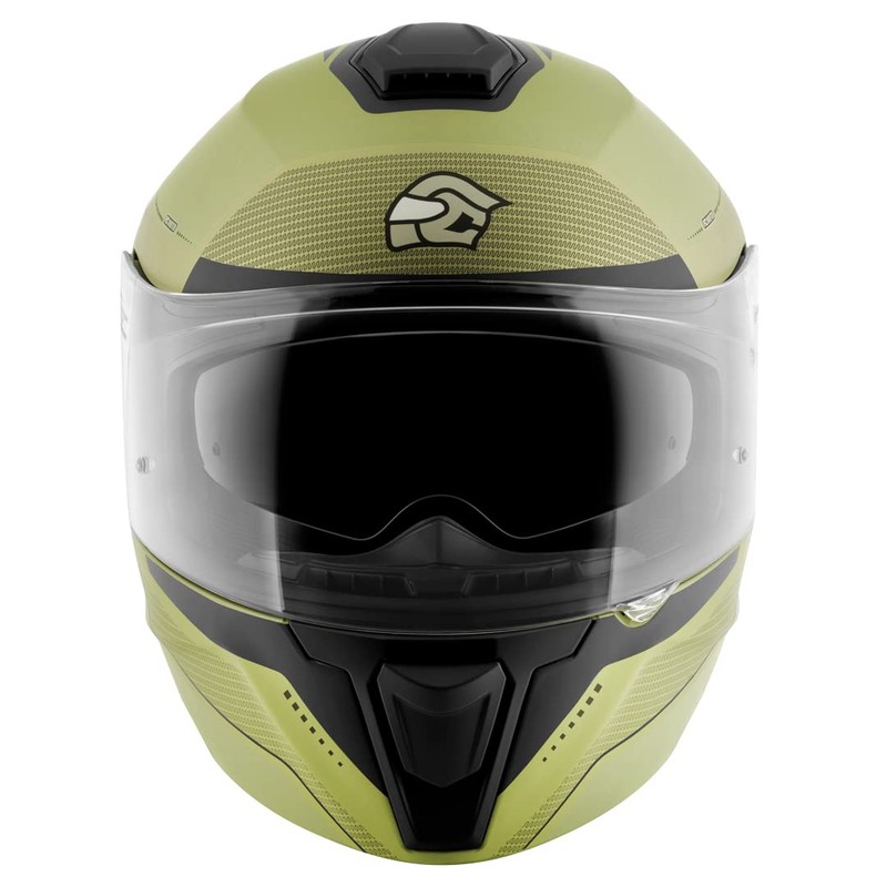 FC-Moto Novo Circuit Flip-Up Helmet, Green/Black, M (57/58)