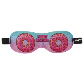 Fringoo Sleeping Mask Adjustable Comfortable Strap for Men Women Travel Nap 100% Block Sun Blackout Material 3D Contoured Sleep Mask Comfortable Ultra Soft & Blindfold