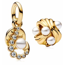 MSPOVOF Cute Animal Charms S925 Sterling Silver Pendant for Bracelets and Necklaces Women Jewellery Gift, Cubic Zirconia