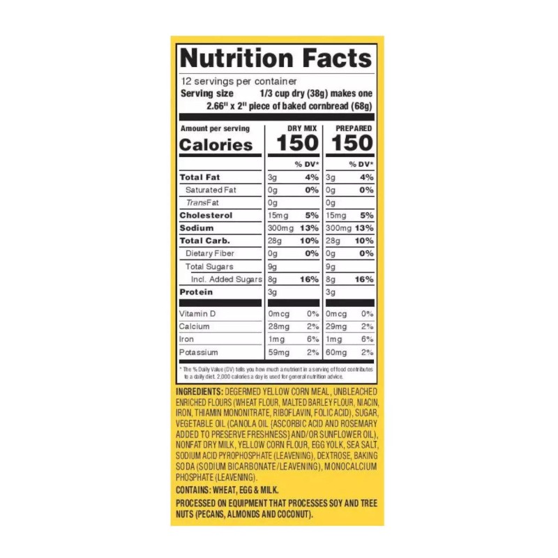 Marie Callender's 16oz Original Cornbread Mix Just Add Water Pack