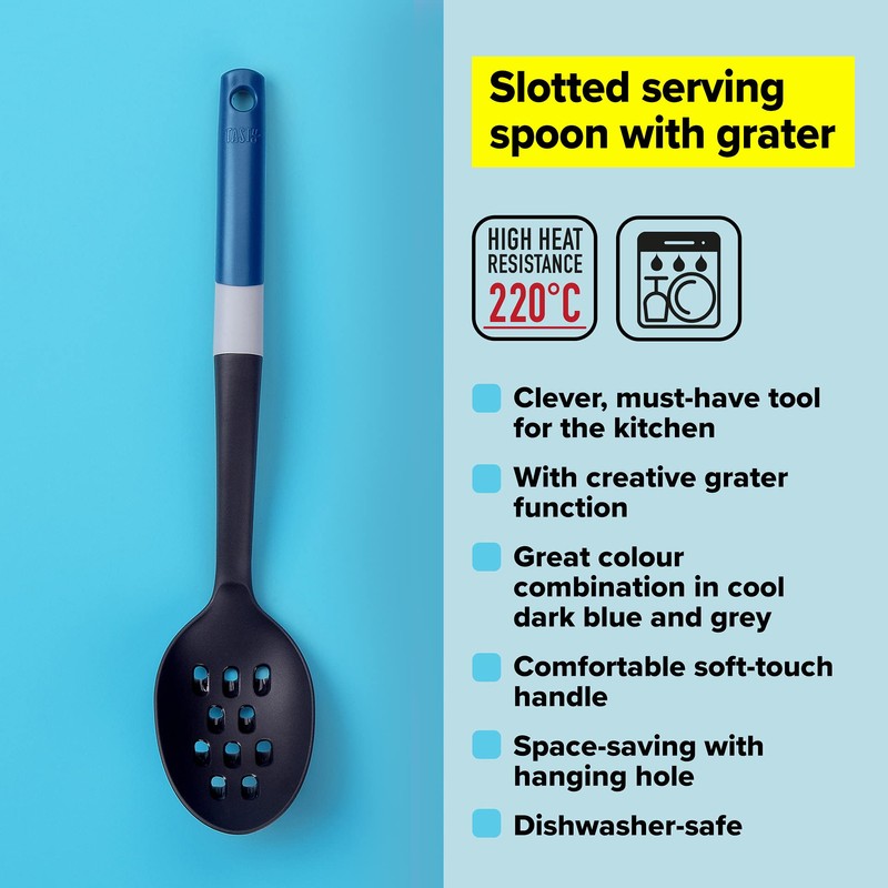Tasty Serving Spoon with Grater, Non-Stick Cooking Spoon, Spoon Ladle