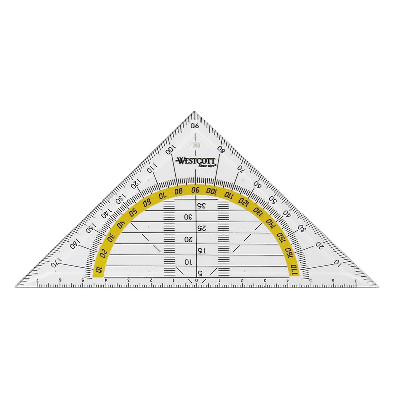 Westcott E-10130 00-I Ruler Plastic, 14 cm, Pack of 20,