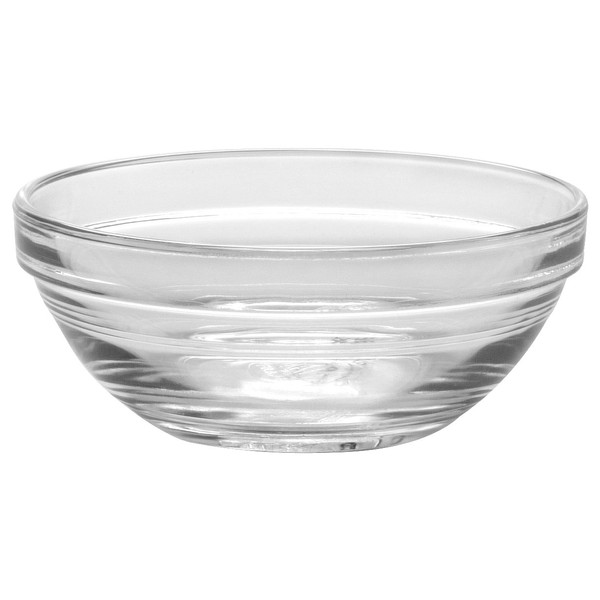 Duralex - Lys Stackable Clear Bowl 10,5 cm (4 1/8 in) Set Of 6