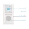 UNITEC Flush-Mounted Radio with Touch Function and Bluetooth, White, Can