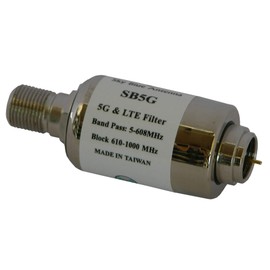 Sky Blue SB5G 5G & LTE Filter Remove Interference on Antenna Signal, Blocks 610-1000 MHz