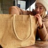 Jute JB1415LB Jute Shopper Shopping Bag Beach Bag Handbag Fair